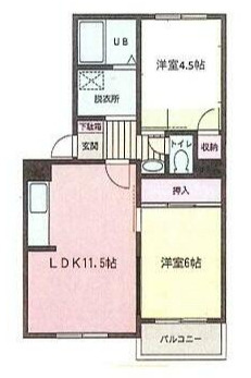 【間取り】 | ヴァンベール戸塚 | ファミリーに人気な２ＬＤＫのお部屋！