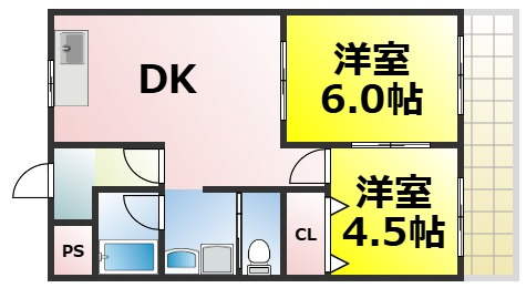 【間取り】 | ヨジマハイツ 仲介手数料無料