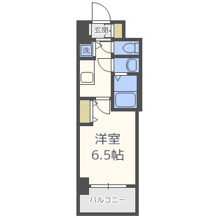 大阪市浪速区大国２丁目の賃貸マンションの間取り