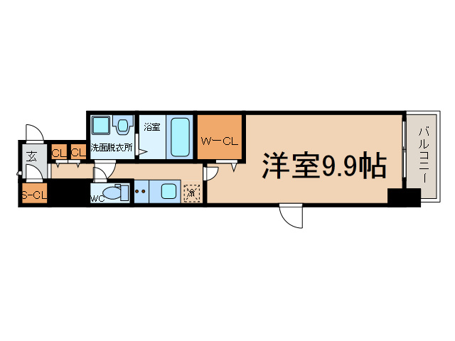 セイル淀屋橋の間取り