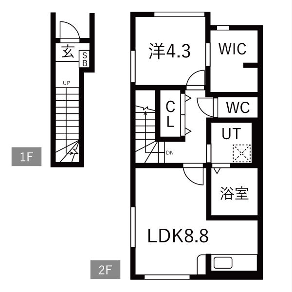 Trefleの間取り