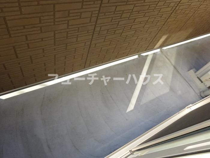 ハピネス　Ｄのバルコニー