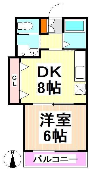 サンハイム羽根木の間取り