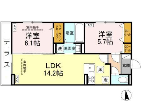 【間取り】 | ティアラ