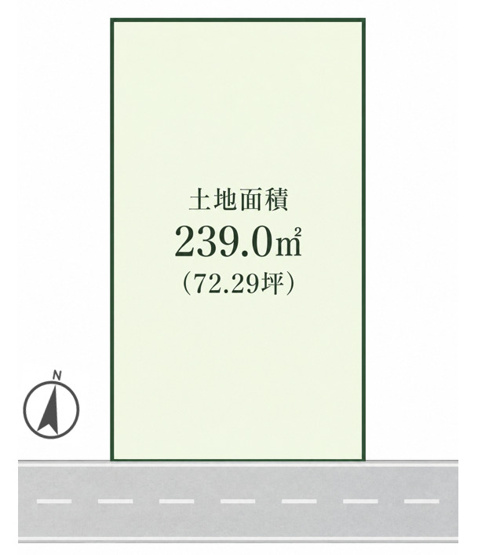 【土地図】 | ◆多摩区南生田2丁目　建築条件なし売地◆