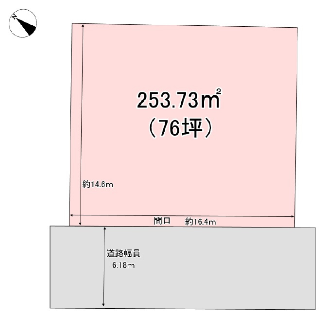 長野市大字大豆島4268番111の土地図