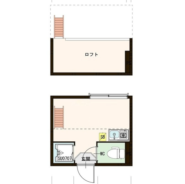 メゾン千住カルム の間取り|間取りです。
