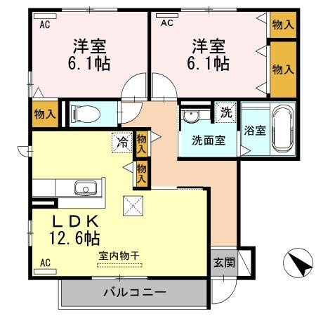 ポルトフィーノの間取り