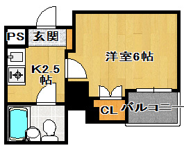 【間取り】 | ジュネパレス船橋第３ | 間取り