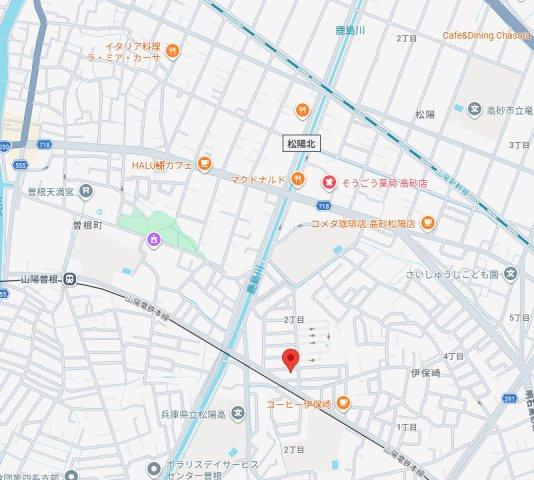 高砂市伊保崎2丁目　中古戸建の地図