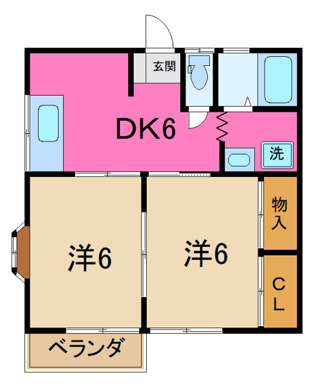 【間取り】 | イサムハイツ