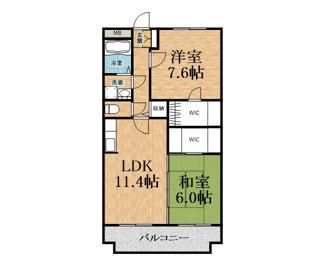 【間取り】 | パークヒル・サンちはら