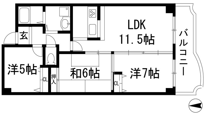 【間取り】 | サンライズオーク