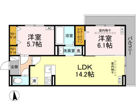【間取り】 | ティアラ