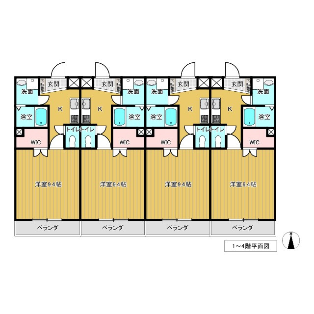 富士市柚木の一棟マンションの間取り