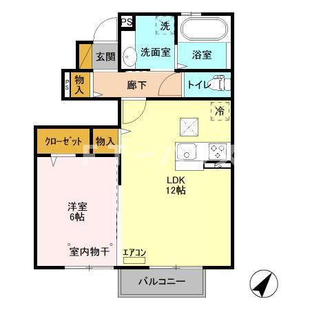 レジデンスヒルトップⅧの区画図