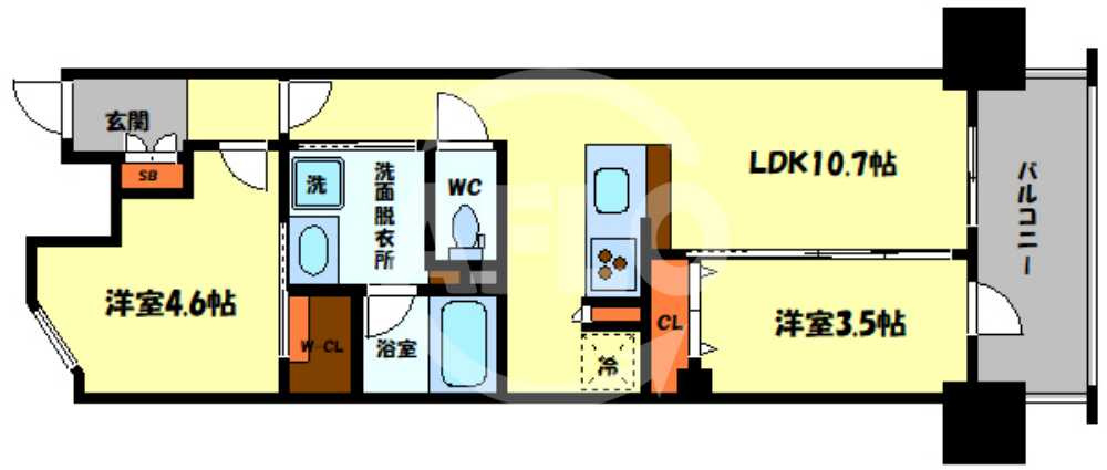 アーバネックス心斎橋EAST　南小学校区の間取り|アーバネックス心斎橋EAST　間取り