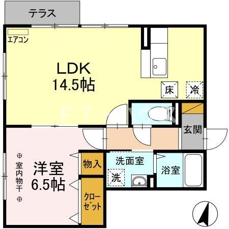 アネックスセキセン弐番館の間取り