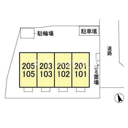 エーデルワイス中山の区画図