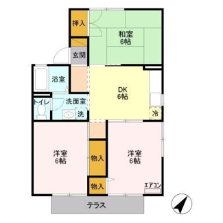 【間取り】 | サンハイツ中島