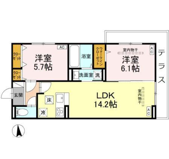 【間取り】 | ティアラ