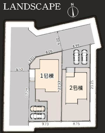 【区画図】 | 区画図は、土地の形状、境界、道路との関係を詳細に示す図面土地の正確な位置、面積、形状を把握し購入や建築計画の判断に不可欠です。区画整理や開発状況も示され、将来的な土地利用のイメージを掴む上でも重要。
