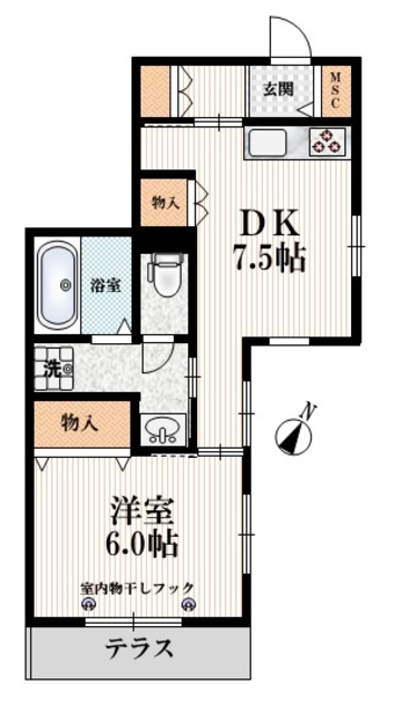 Ｃｅｄａｒ　Ｒｏｓｅの間取り
