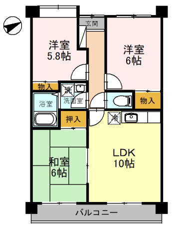 【間取り】 | メゾンアザレア