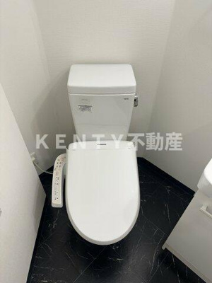 【トイレ】 | ル・リオン南大井 | 落ち着いた色調のトイレです