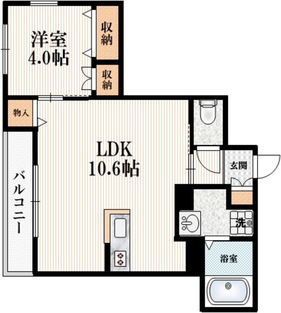 プレシャスライフの間取り|★角部屋★　★充実の設備★