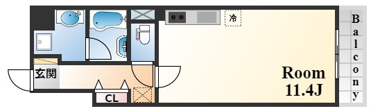 神戸市中央区元町通４丁目の賃貸マンションの間取り