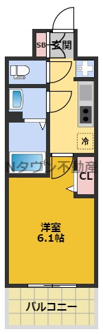 【間取り】 | メイクスWアート今池Ⅲ | 間取りです。