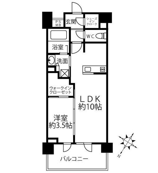 【間取り】 | クリオラベルヴィ横濱サウス