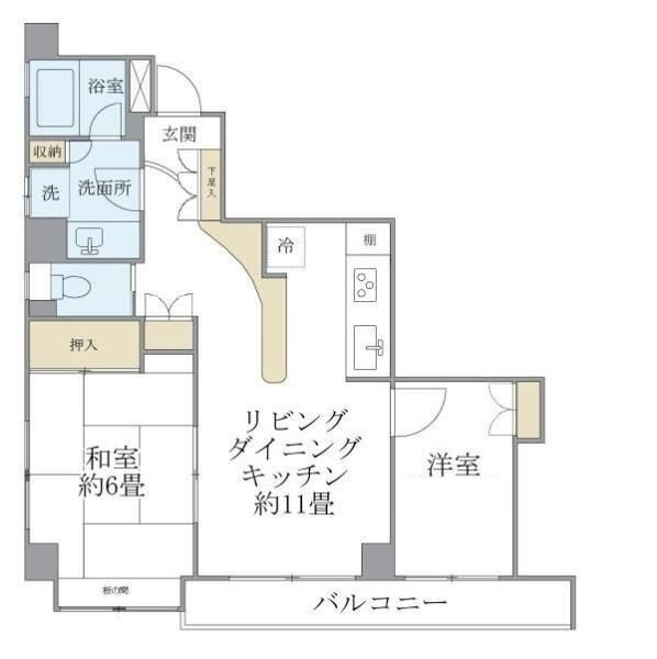グリーンハイム平成の間取り|間取りです。