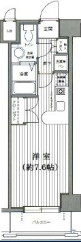 品川区大井５丁目の賃貸マンションの間取り