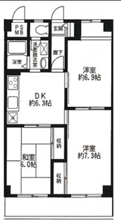 【間取り】 | エステートピア久末3