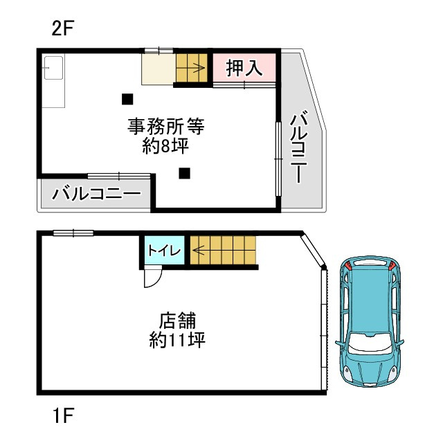 御厨東店舗・事務所の間取り