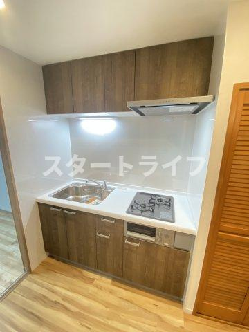 大阪市淀川区西宮原１丁目の賃貸マンションのキッチン