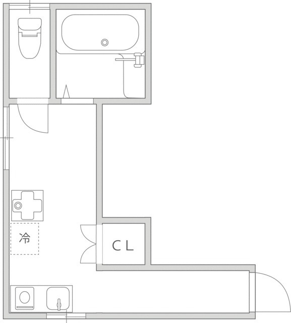 Bハウス東大井の間取り|間取りです。