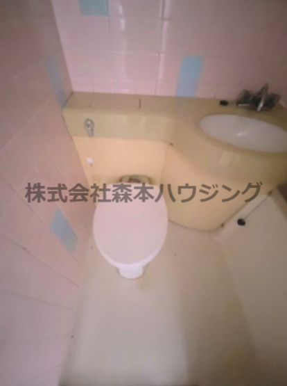 【トイレ】 | 　森岡ハイツ | トイレです