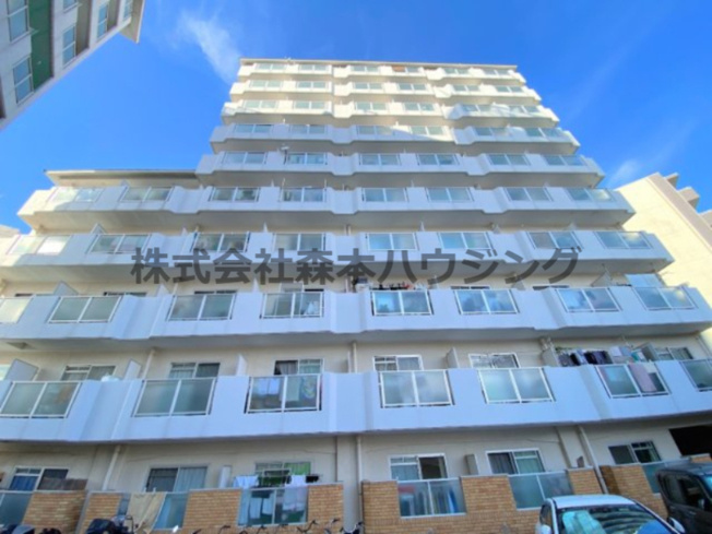 【外観】 | 　森岡ハイツ | 外はこのようになっています