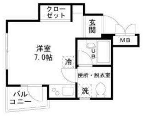 Ｗｉｎ駒場の間取り|間取りです。