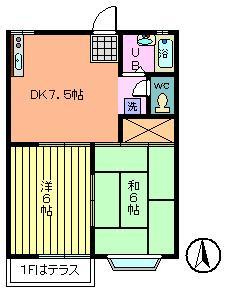 パストラル桜丘の間取り
