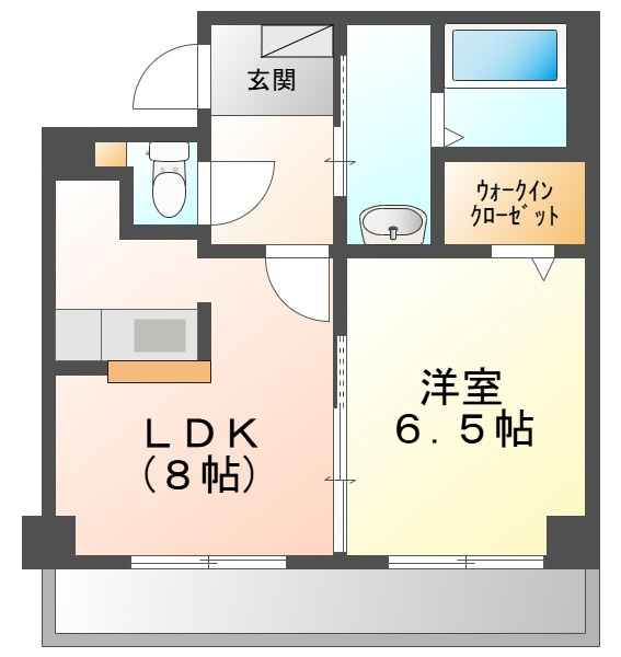 オアゾ旭川の間取り