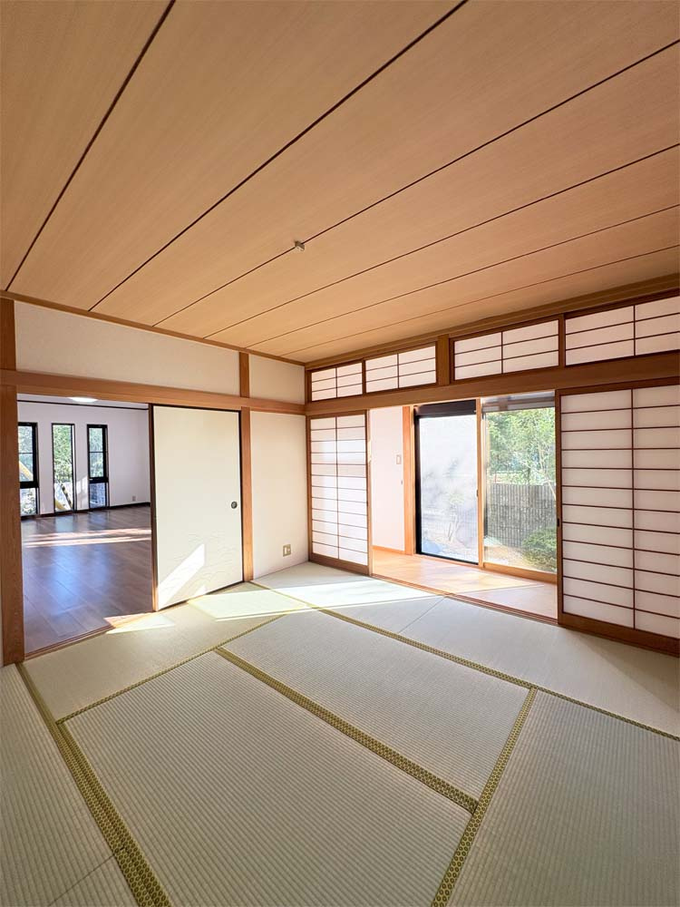 星和台２丁目貸戸建の和室|畳の上でゆっくりとくつろげる和室です
