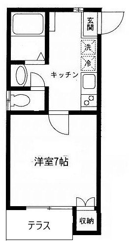 Mi の間取り|間取りです。