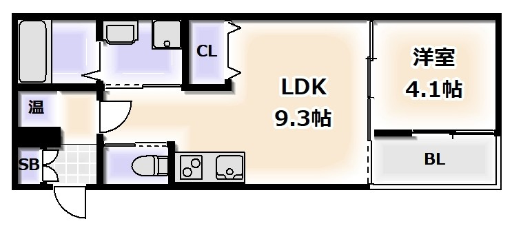 GRANDIRあびこの間取り