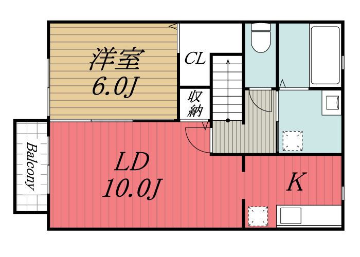 【間取り】 | エクセルみらい　A棟