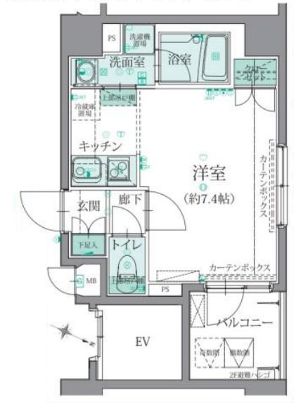 レグゼアゼスト亀戸の間取り