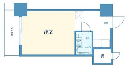 茅場町スカイハイツの間取り|間取りです。